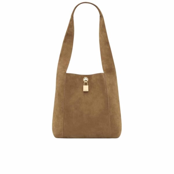 Saint Laurent Tanger In Suede Biscuit Brown 28Cm  773686Aac2F9851