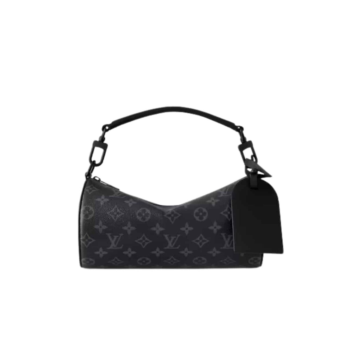 Louis Vuitton Soft Polochon Monogram Macassar Canvas Black 34Cm M46796 - Image 1