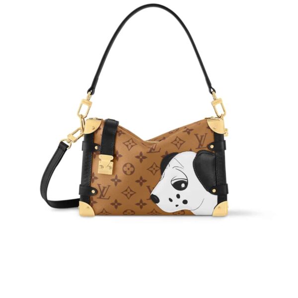 Louis Vuitton Side Trunk Mm Monogram Reverse Coated Canvas 23Cm M47202