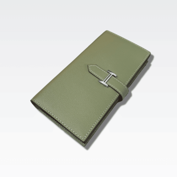 Hermes Bearn Wallet Epsom Green