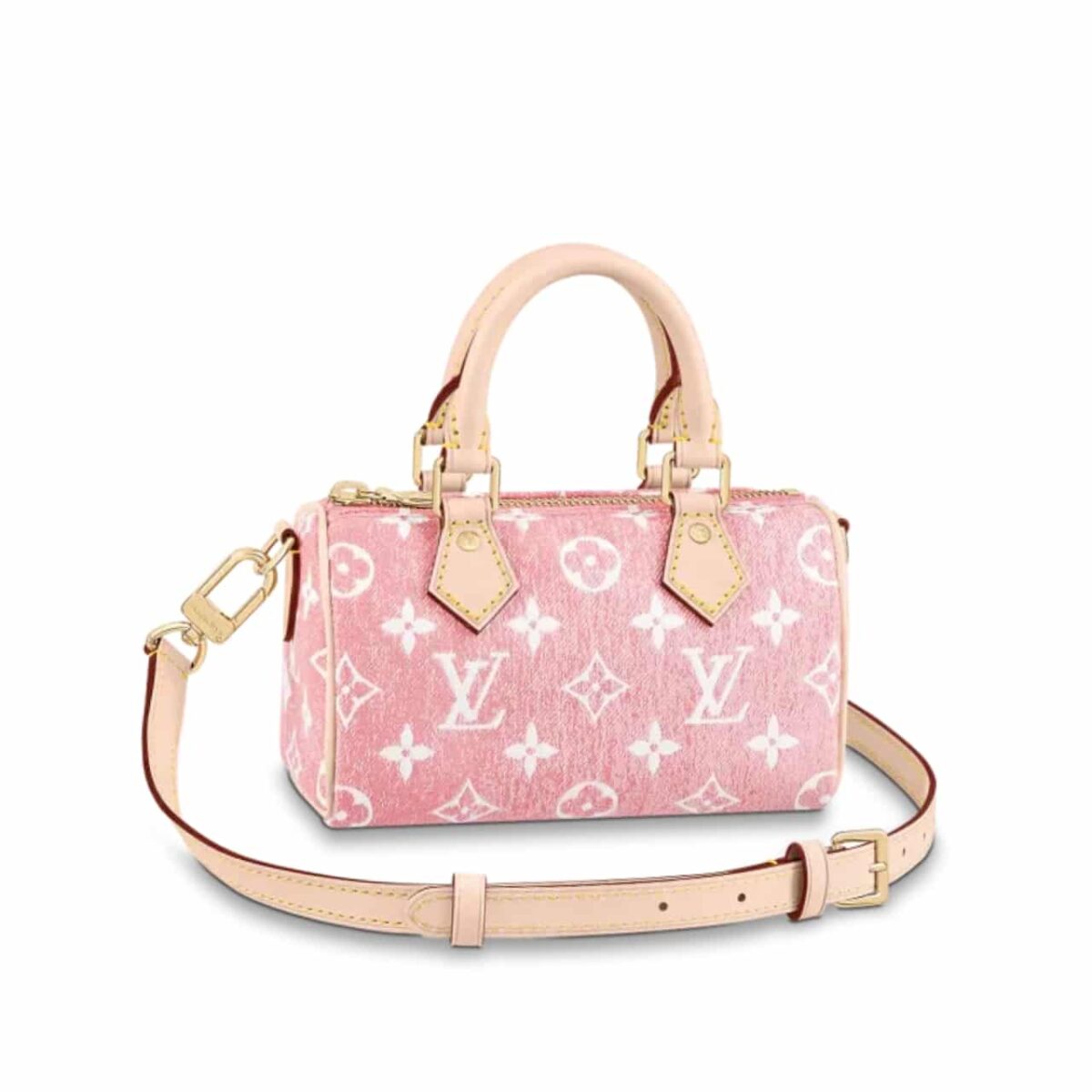 Louis Vuitton Nano Speedy Monogram Pink 17Cm - Image 1