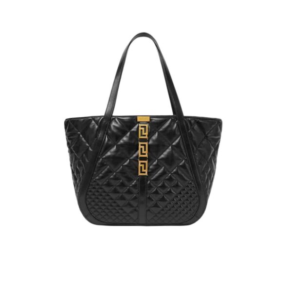 Versace Greca Goddess Large Tote Bag Black 35Cm 1011570 1A08569 1B00V