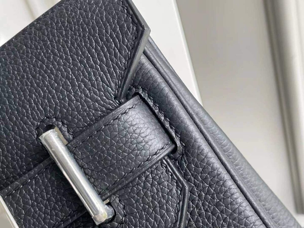 Hermes Hac A Dos Togo Backpack Palladium Hardware Black 29Cm - Image 10