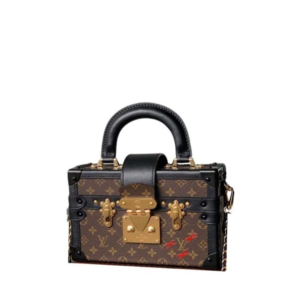 Louis Vuitton Petite Malle Monogram Dark Brown 20Cm