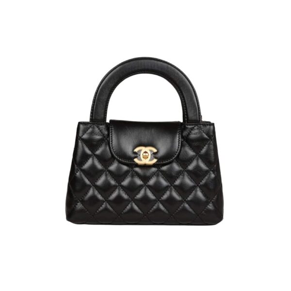 Chanel Small Kelly Shopper With Gold Hardware Black 19Cm