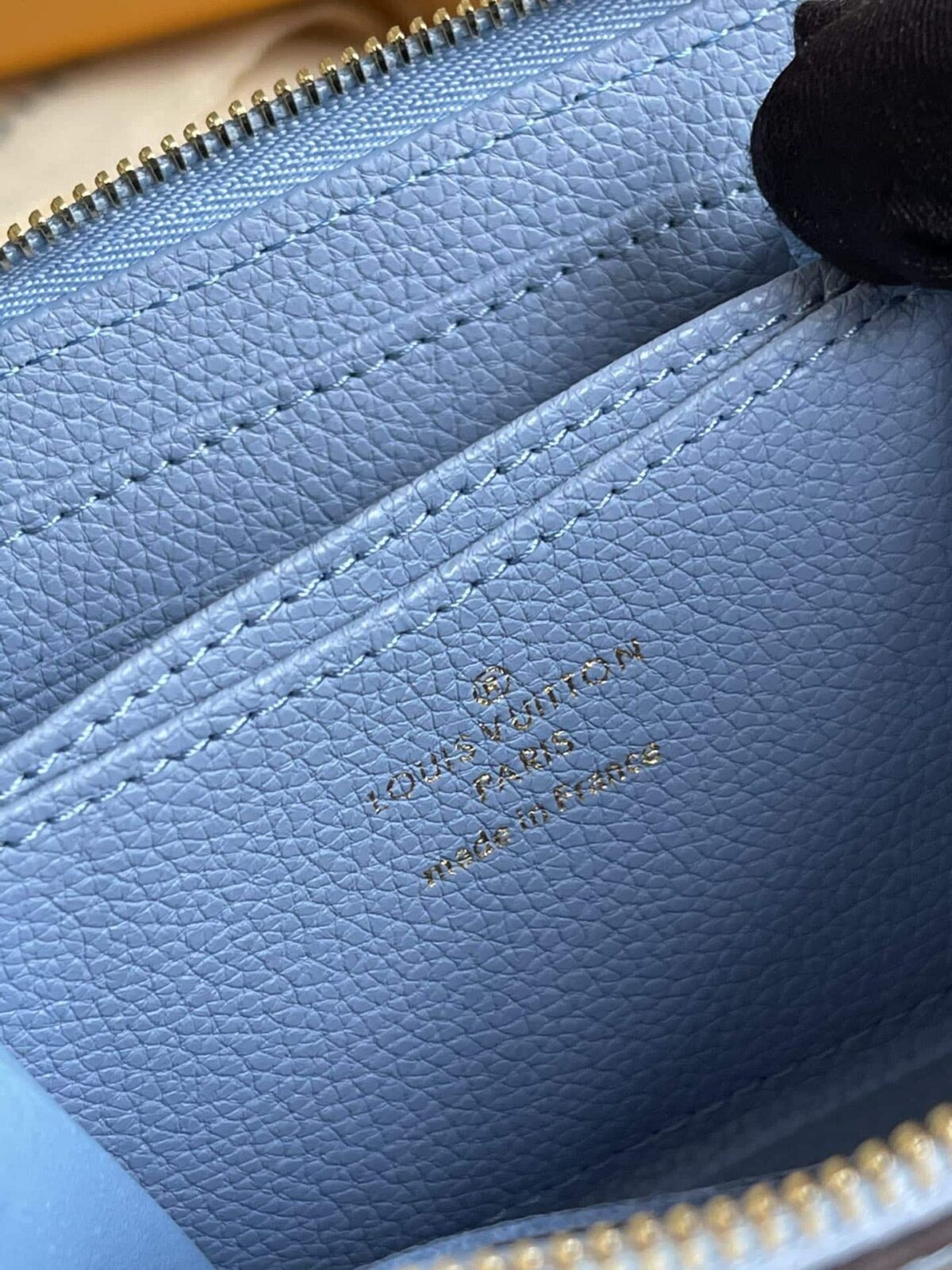 Louis Vuitton Monogram Wallet Blue 11Cm M80408 - Image 2