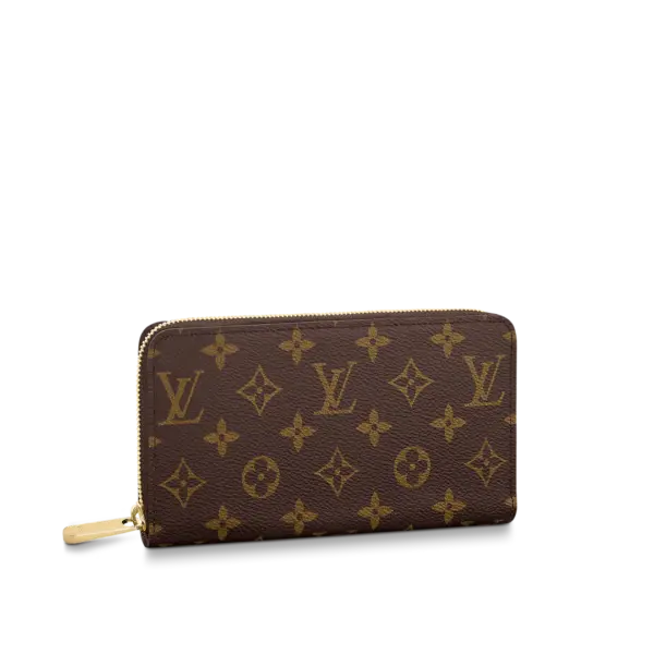 Louis Vuitton Monogram Zippy Long Wallet Brown M42616