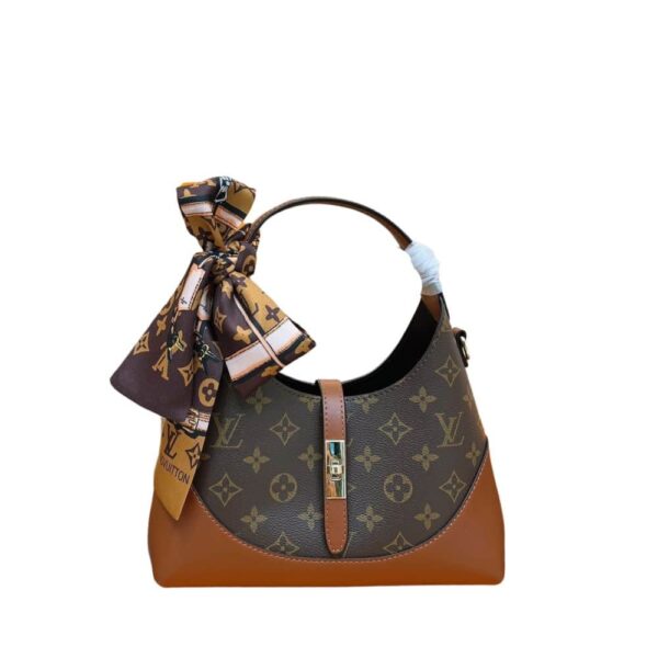 Louis Vuitton Handbag Monogram Dark Brown 25Cm