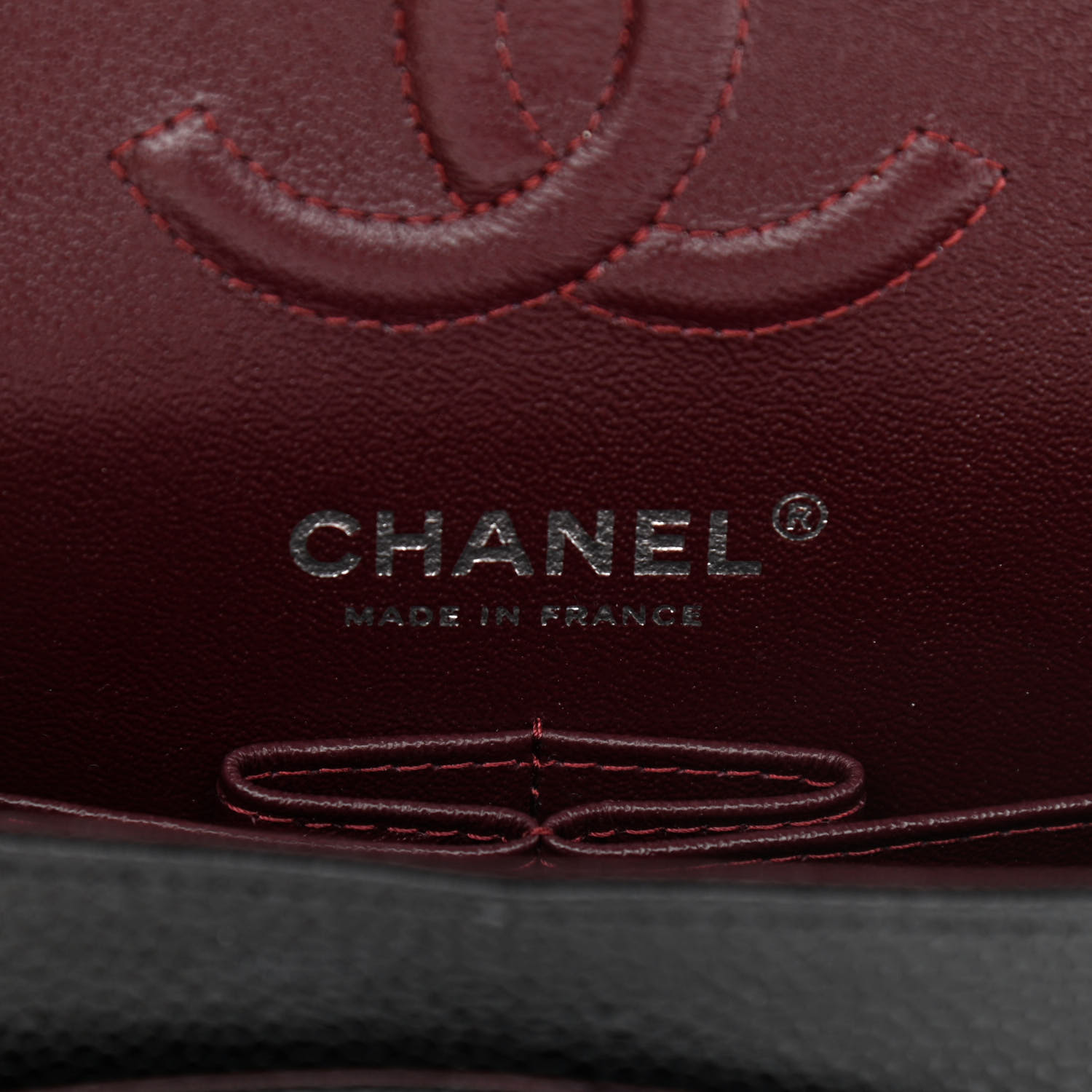 Black Quilted Caviar Small Double Flap Silver Hardware - Image 6