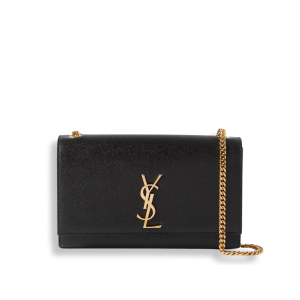 Kate Bag In Black Textured Leather