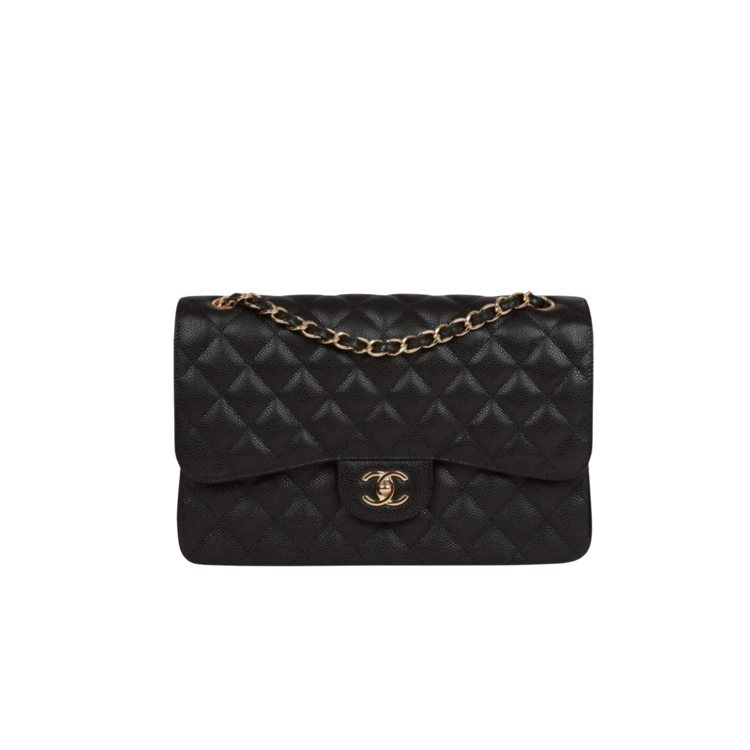 Double Flap Bag Black Hardware
