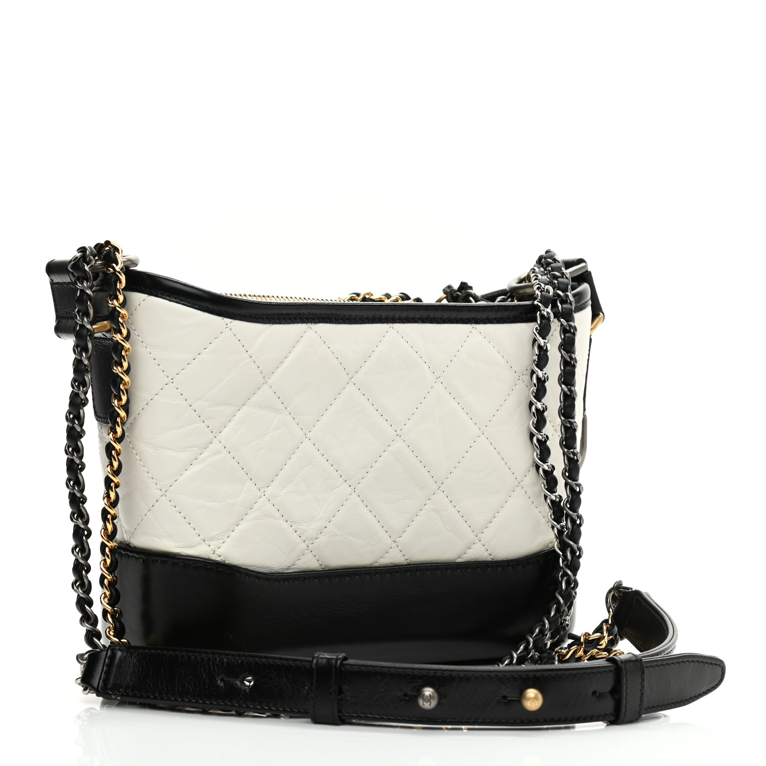 Chanel Gabrielle Hobo Small Calfskin White - Image 2